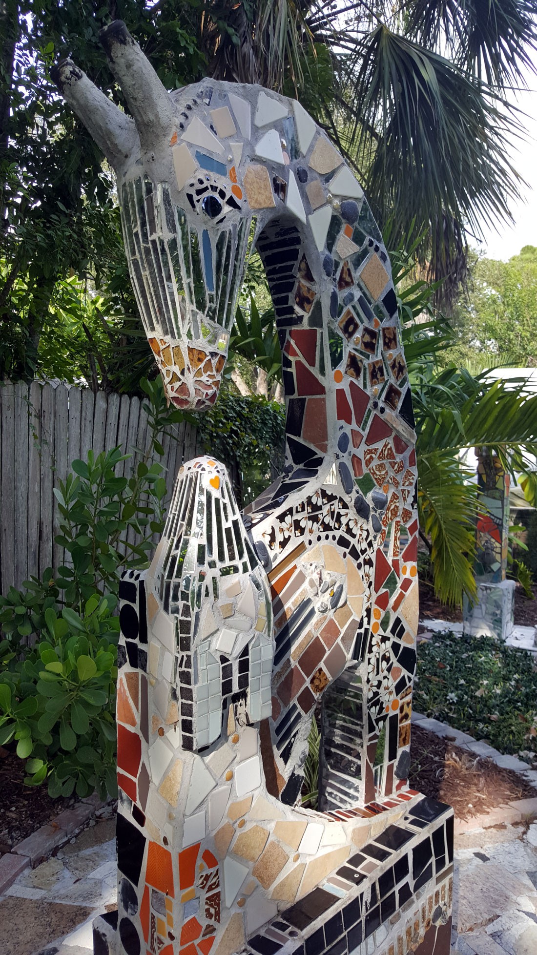 Giraffe Mosaic Sculpture